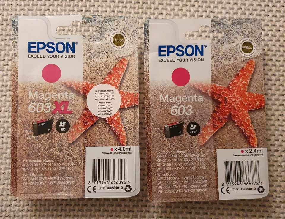 EPSON 603 Druckerpatronen Tintenpatronen. Neu und eingeschweißt in  Nordrhein-Westfalen - Paderborn, Drucker & Scanner gebraucht kaufen