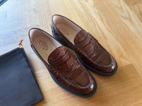 Tods ausgefallene Loafer Slipper Krokoprägung 39 Braun Westerwaldkreis - Luckenbach Vorschau