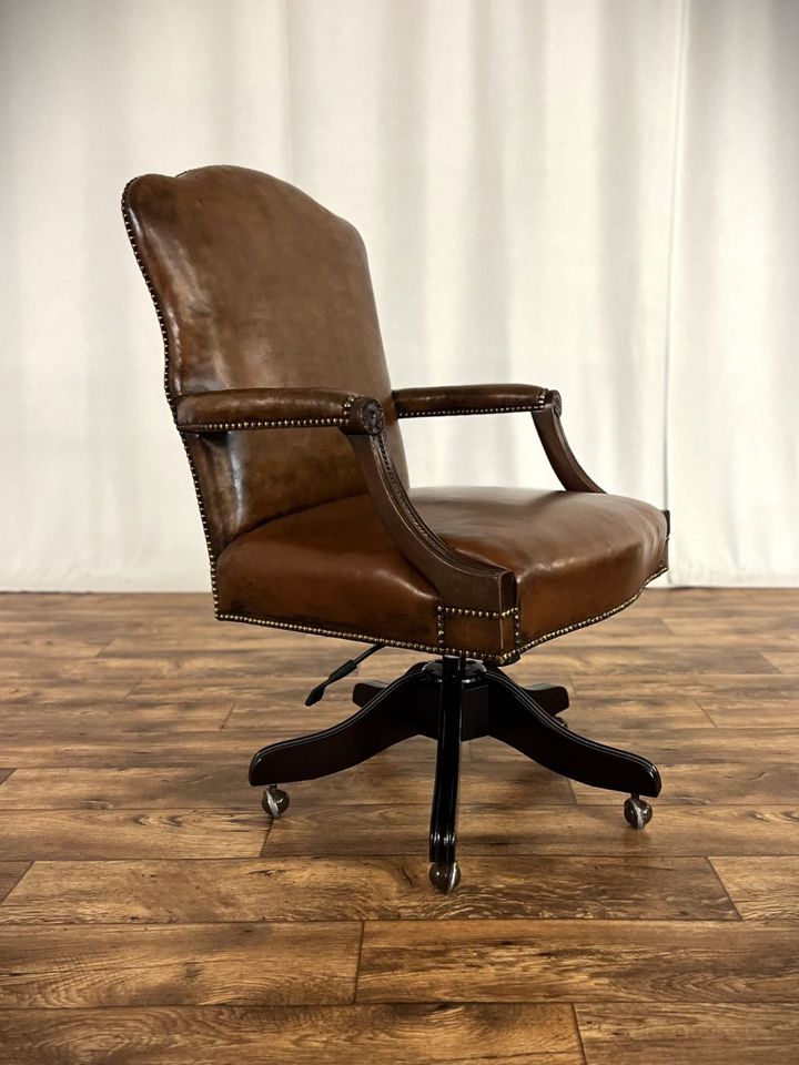 Chesterfield Ledersessel Vintage Bürosessel Brighton Chair Sessel in Hüllhorst