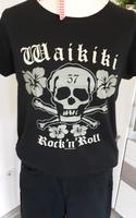 ⭐ WAIKIKI T-SHIRT ⭐schwarz mit Totenkopf/Rock'n Roll gr.M Burglesum - Lesum Vorschau