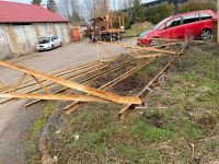 Schleppdach Unterbau Dach,binder aus Eisen Brandenburg - Straupitz Vorschau