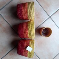 MEXIKO 3 NEUE BUNTE BLUMENTÖPFE CA. 12 CM DIAMETER  + 1 GRATIS Niedersachsen - Salzgitter Vorschau