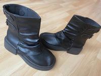 Ungetragene schwarze Kunstleder-Stiefeletten Rheinland-Pfalz - Mainz Vorschau