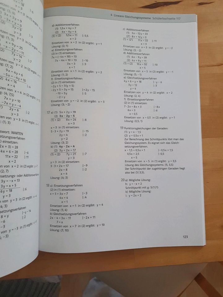 Mathematik Lösungsbuch 8. Klasse in Baltmannsweiler