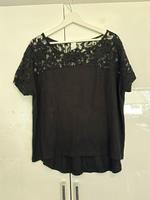 Vila Clothes Schwarzes Tshirt Gr. XS/S Niedersachsen - Geestland Vorschau