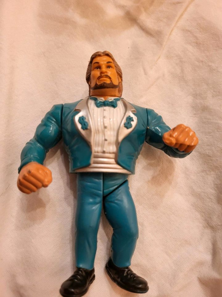 WWF Wrestling Figur Million Dollar Man Tad Diabase Mattel 1991 in Windischleuba