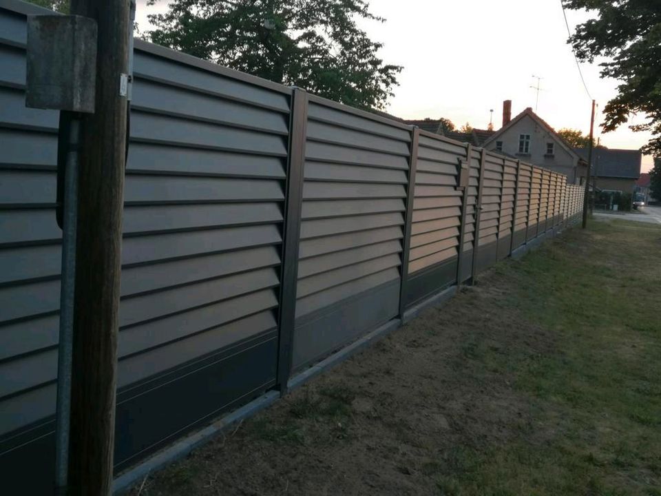 Sichtschutz Zaun / Doppelstabmatte mit Sichtschutz in Bautzen