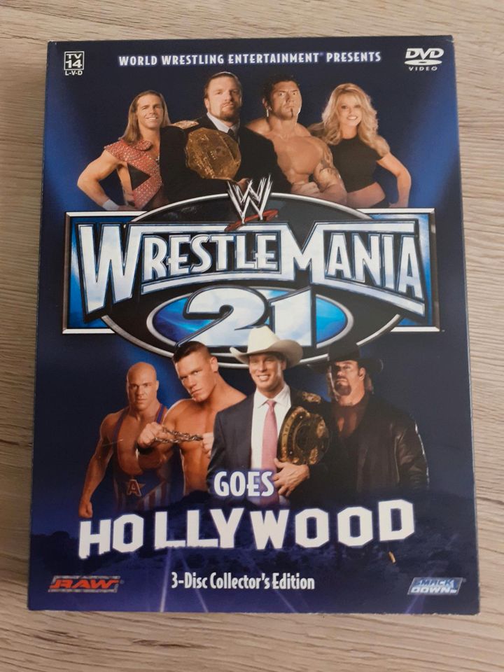 WWE DVD WRESTLEMANIA 21 NTSC Region 1 Cena Triple H Batista JBL.. in Langenaltheim