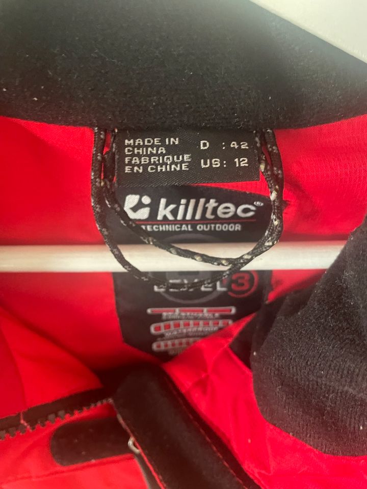 Outdoorjacke rot killtec 42 in Dresden