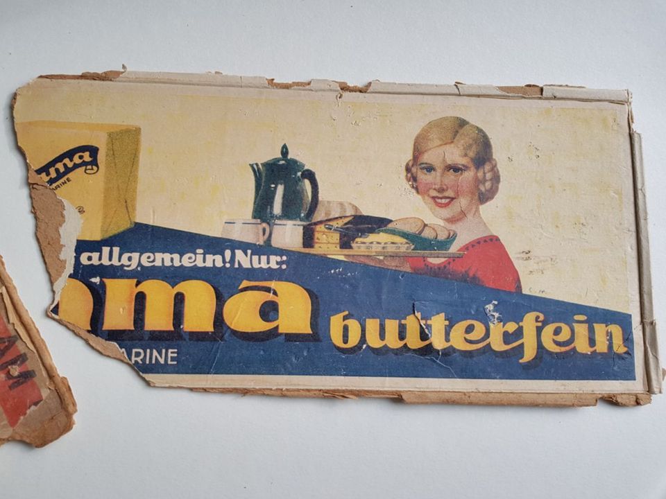 RAMA butterfein Sehr alte Reklame in Leonberg