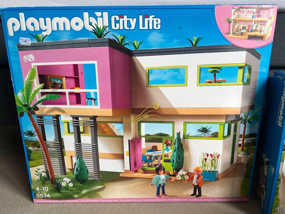 Playmobil XXL Bundle Luxusvilla 5574 mit 16 Sets (5586, 5575...) in Reinheim