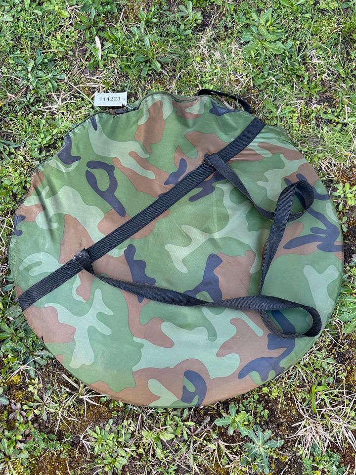 Pop Up Zelt Paladin Angelzelt Camouflage in Homburg