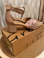 Sandalen gold rosa Glitzer gr 39 Hochzeit party Stuttgart - Bad Cannstatt Vorschau