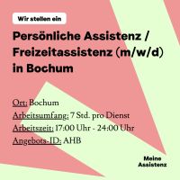 Persönliche Assistenz/ Freizeitassistenz (m/w/d) in Bochum Bochum - Bochum-Süd Vorschau