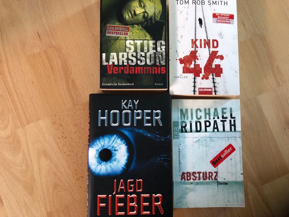 Krimis Tsokos-Zerschunden/Stieg Larsson/Kay Hooper z.B.zus.nur 7€ in Hamburg