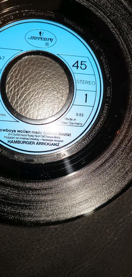 Schallplatte, Vinyl, Single LP, Hamburger Arroganz in Nienhagen