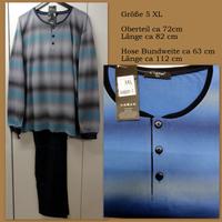 Herren Pyjama mit langen Arm  Größe 5XL NEU Sachsen - Pulsnitz Vorschau