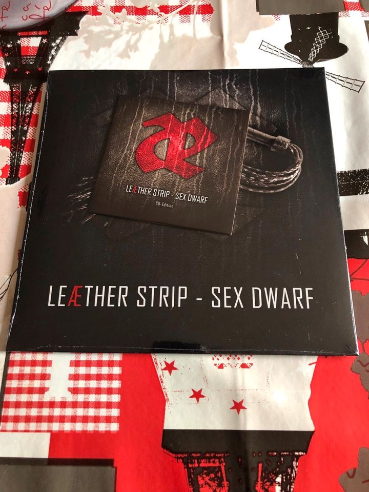 Leæther Strip Sex Dwarf 7" Red Transparent Vinyl Numbered in Arzberg