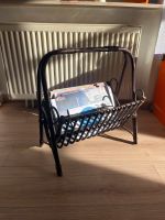 Bamboo & Rattan Black Magazine Rack, 1960s Hessen - Homberg Vorschau