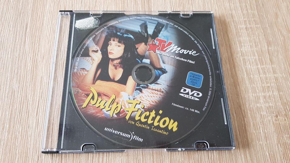 Film "Pulp Fiction" auf TV Movie DVD in Wertheim