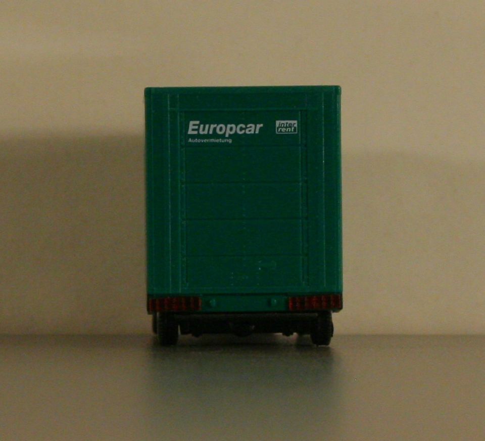 Herpa 042673 Mercedes Benz 207D LKW Koffer Interrent Europcar Her in Mansfeld