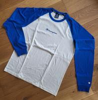 Champion Longsleeve in creme/blau, Größe L Hessen - Hohenahr Vorschau