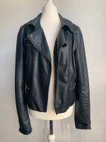 Echtlederjacke im Biker Look schwarz Gr. 38 Rheinland-Pfalz - Rengsdorf Vorschau