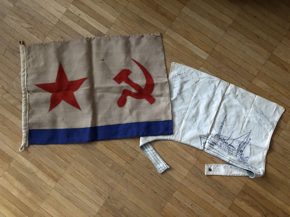 Nostalgie Sowjetunion UDSSR CCCP Wimpeln Fahnen Flagge Propaganda in Heilbronn