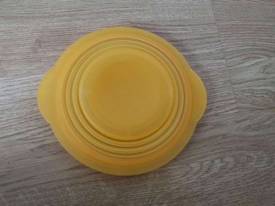 Tupperware Mini Max 700 ml und 950 ml gelb orange faltbar in Minden