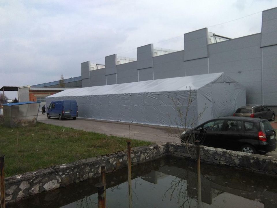 Ganzjähriges Lagerzelt 8x16x4 Carport Lagerhalle extra stark in Görlitz