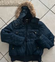 Tommy Hilfiger Winterjacke Bomber Gr. L blau Hessen - Roßdorf Vorschau