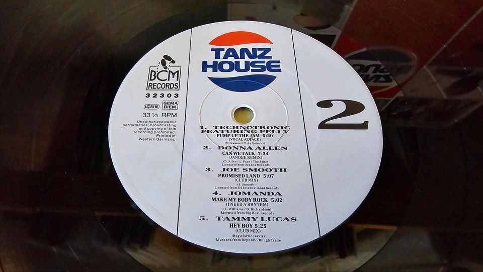 Doppel LP '1989' TANZ HOUSE +bonus: in Pinneberg