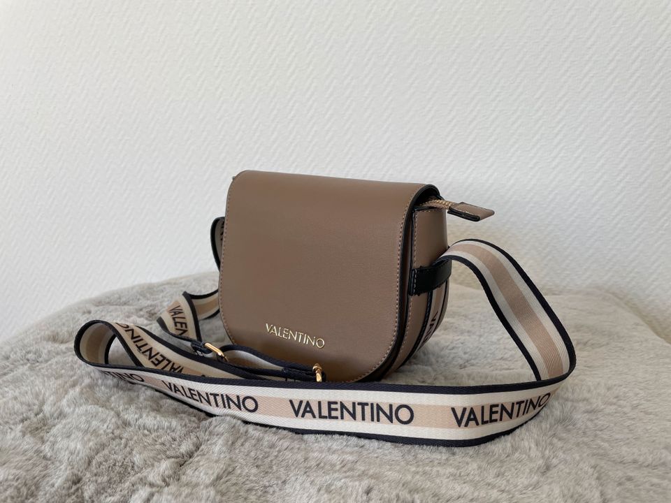 Valentino COUS Bag Umhängetasche Taupe / Schwarz in Perleberg