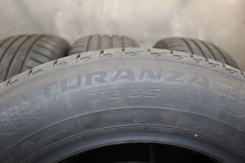 4 Bridgestone Turanza T005 Sommerreifen 215/60 R17 96H 42809 in Dinslaken