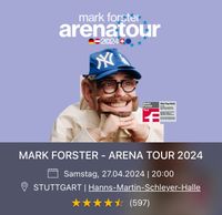 Ticket Mark Forster 27.04. Stuttgart Stehplatz Stuttgart - Stuttgart-West Vorschau
