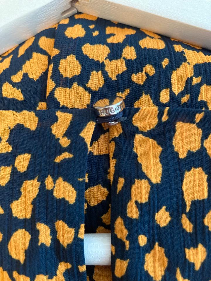 Hugo Boss Luxus Kleid 38 M Senffarben Strand Party Blogger in Merseburg