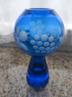 Glas Vase blau Harzkristall Trauben DDR Vase Fernsehturm Sachsen-Anhalt - Egeln Vorschau