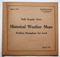 Seltene Historische Wetterkarten der nördl. Hemispähre, März 1913 Hessen - Offenbach Vorschau