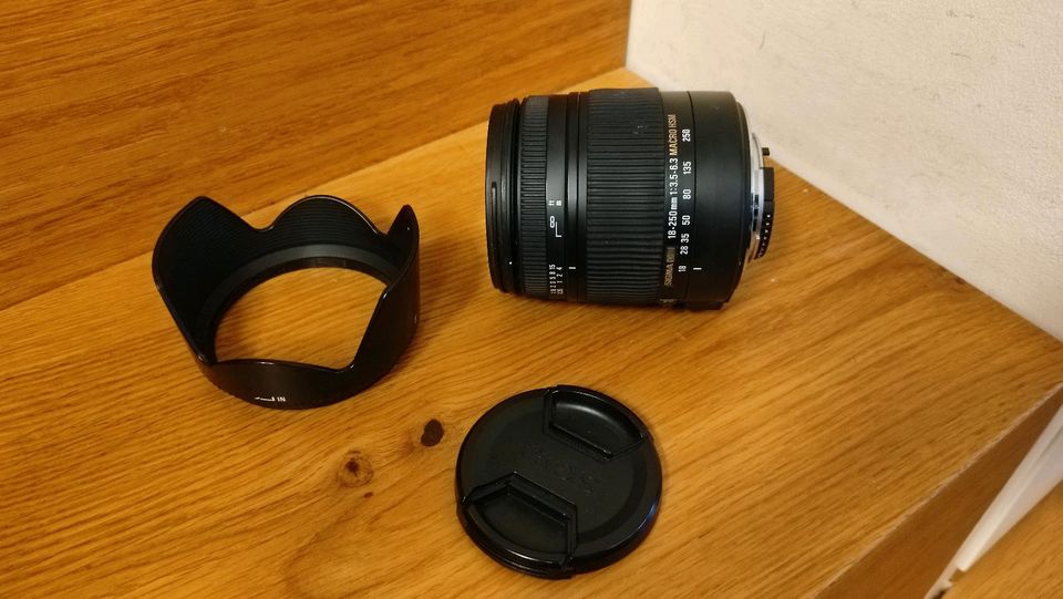 SIGMA 18-250 mm DC OS Macro HSM Objektiv für Nikon. in Bayern - Hattenhofen  | eBay Kleinanzeigen ist jetzt Kleinanzeigen