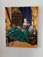 Bild selbstgemalt, Gemälde Madame Pompadour, Leinwand Acryl Hessen - Rüsselsheim Vorschau