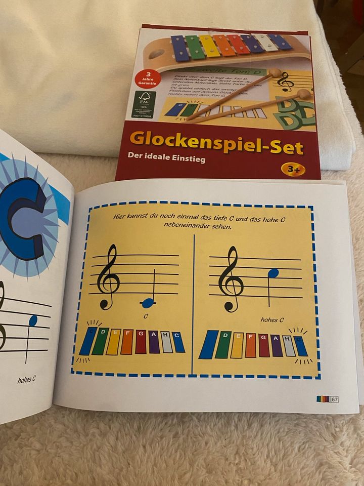 Glockenspiel Xylophon Schule mit CD und Lernheft! NEU! in Neuenrade