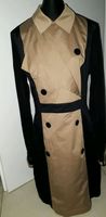 Sexy,edles Trenchcoat Kleid Beige/Schwarz Bayern - Gaimersheim Vorschau