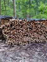 Brennholz, trocken, 1m stücke gespalten, Nadelholz Nordrhein-Westfalen - Kalletal Vorschau