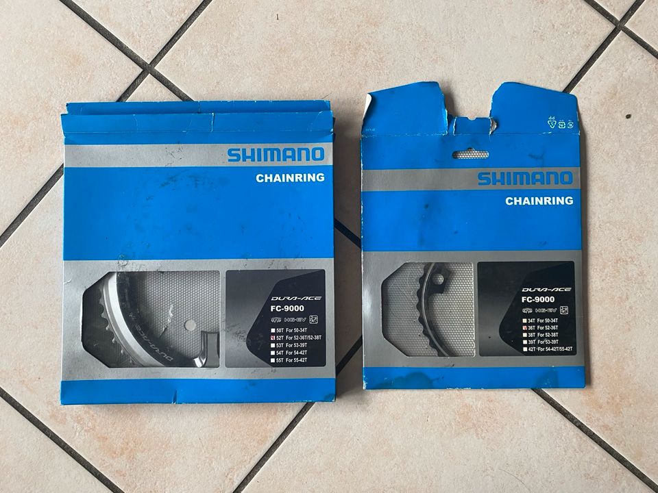 Shimano Dura Ace FC-9000 Kettenblätter 52/36 in Delmenhorst