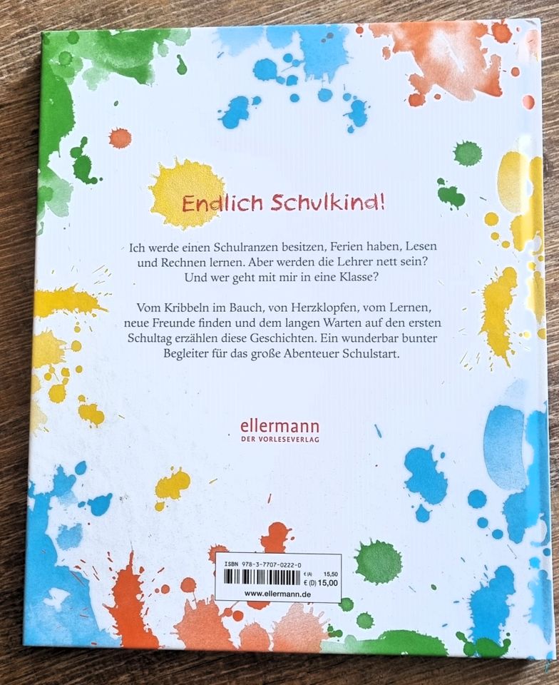 Buch Einschulung: "Hurra, endlich Schule!"; mit Wendepailletten in Erfurt