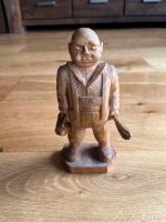 Holzfigur Mann mit Krug Knüppel Holz Figur Skulptur geschnitzt Niedersachsen - Göttingen Vorschau