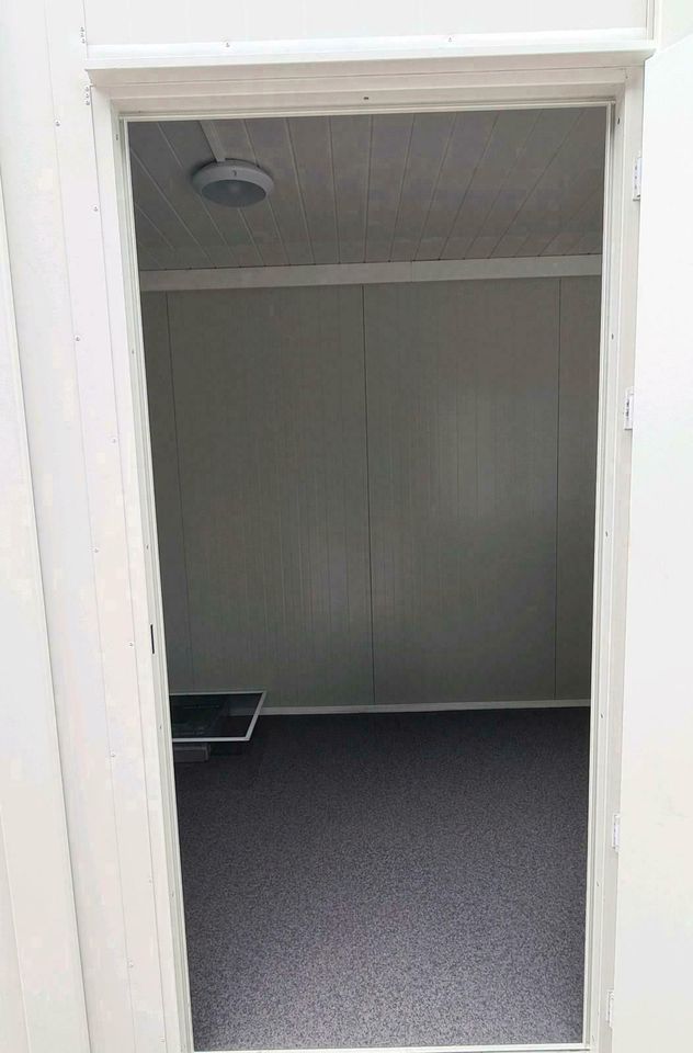 14 qm - günstige Eigenheimlösung, Eigentumscontainer, Containerwohnung, Wohncontainer, Unterkunft, Tiny House, Wohnraum, Gartenhaus, Bürogebäude, Umzugsunterkunft, Baustellenunterkunft, Tiny House neu in Brunnen