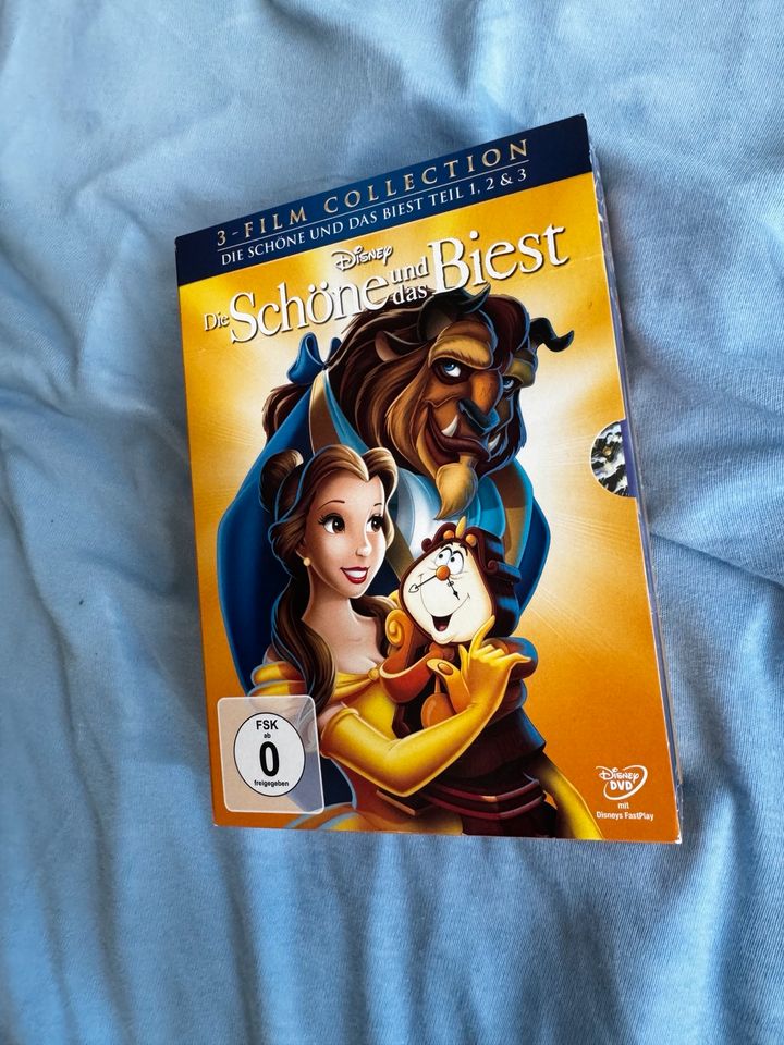 Die Schöne und das Biest DVD 3 Teile Box Filme Walt Disney in Nürnberg (Mittelfr)