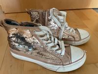 Sneaker mit Pailletten 37 Bayern - Hebertshausen Vorschau
