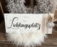 ♡ Schild ♡ Herz ♡ Lieblingsplatz ♡ shabby Deko ❣️ Krummhörn - Hamswehrum Vorschau